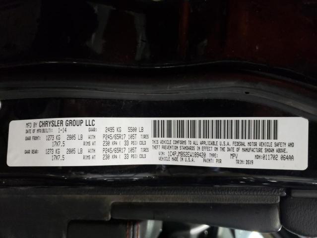 Photo 14 from auction – 2014 JEEP CHEROKEE T with VIN 1C4PJMBS2EW189420