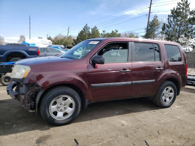 HONDA PILOT LX 2011 with VIN 5FNYF3H26BB042847 - Photo from auction