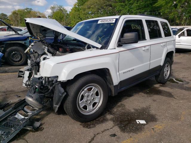 Photo 1 from auction – 2016 JEEP PATRIOT SP with VIN 1C4NJPBA3GD747404