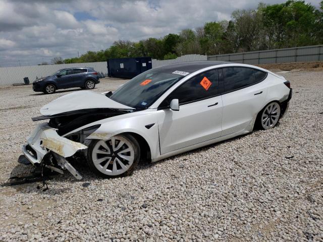 TESLA MODEL 3 2021 с VIN 5YJ3E1EA5MF998465 - Снимка от търг
