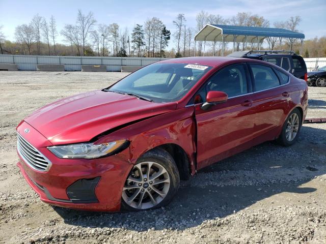 FORD FUSION SE 2019 with VIN 3FA6P0HD1KR111632 - Photo from auction