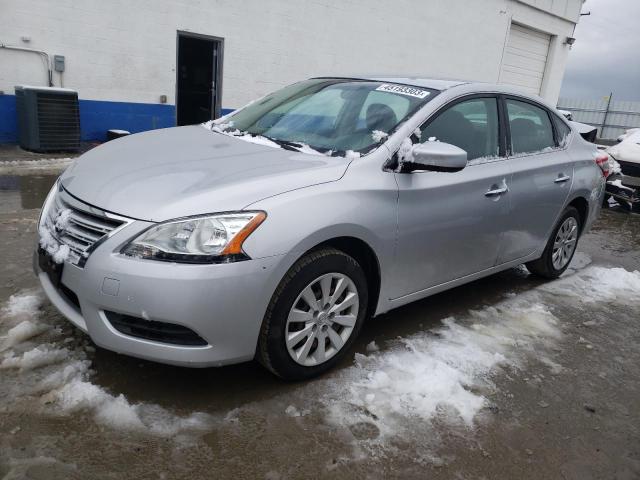 NISSAN SENTRA S 2015 with VIN 3N1AB7AP1FL653535 - Photo from auction