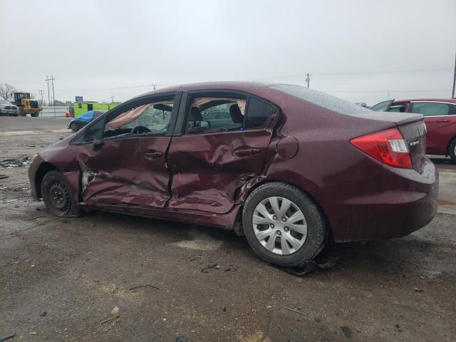 Photo 2 from auction – 2012 HONDA CIVIC LX with VIN 2HGFB2F53CH542472