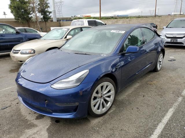 TESLA MODEL 3 2022 with VIN 5YJ3E1EB5NF144215 - Photo from auction