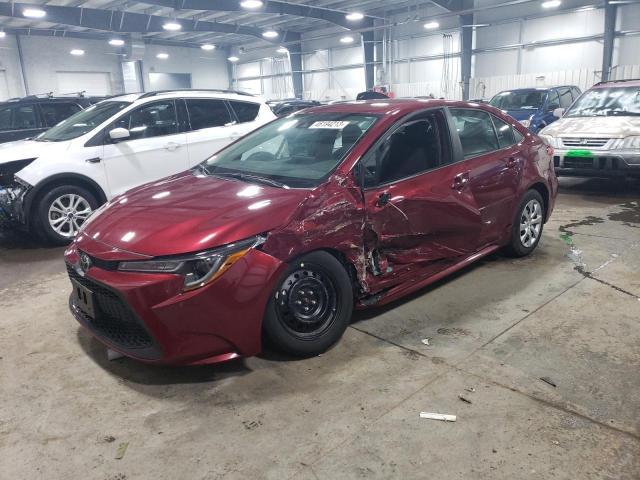 TOYOTA COROLLA LE 2022 with VIN 5YFEPMAE4NP319921 - Photo from auction