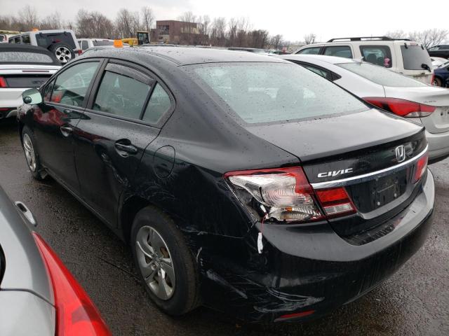 Photo 2 from auction – 2013 HONDA CIVIC LX with VIN 19XFB2F50DE259135