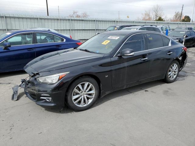 INFINITI Q50 BASE 2015 with VIN JN1BV7AR2FM423375 - Photo from auction