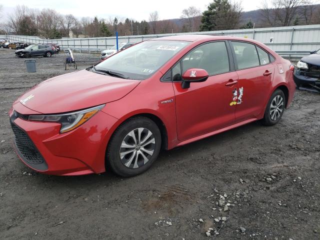 TOYOTA COROLLA LE 2021 with VIN JTDEAMDE9MJ014396 - Photo from auction