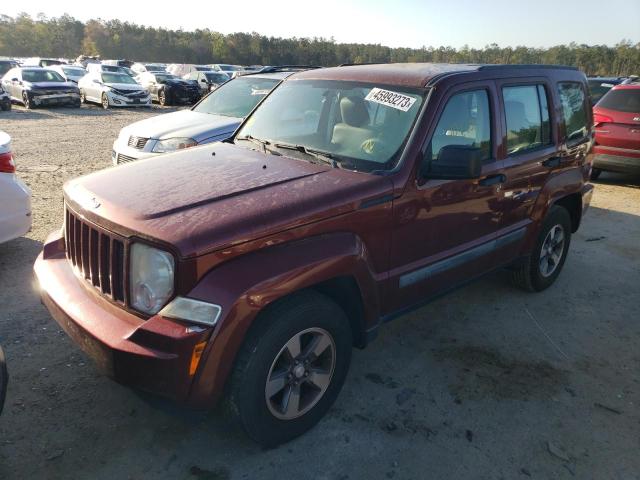 Photo 1 from auction – 2008 JEEP LIBERTY SP with VIN 1J8GP28K28W243306