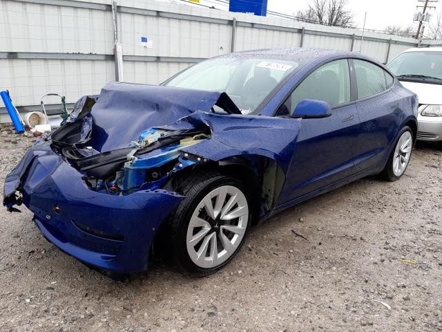 TESLA MODEL 3 2022 with VIN 5YJ3E1EB2NF185630 - Photo from auction
