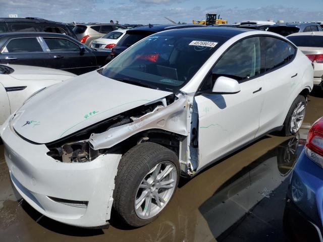TESLA MODEL Y 2022 with VIN 7SAYGDEE5NF572526 - Photo from auction