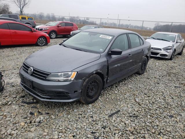 VOLKSWAGEN JETTA BASE 2015 with VIN 3VW2K7AJ1FM424101 - Photo from auction