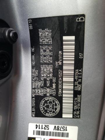 Photo 14 from auction – 2014 TOYOTA SIENNA LE with VIN 5TDKK3DCXES415257