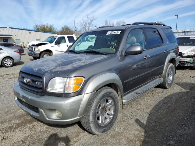 TOYOTA SEQUOIA SR 2003 with VIN 5TDZT34A73S148621 - Photo from auction