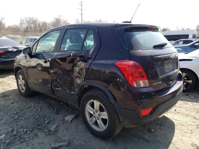 Photo 2 from auction – 2020 CHEVROLET TRAX LS with VIN KL7CJNSB8LB345322