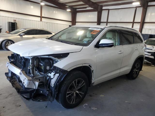 TOYOTA HIGHLANDER 2016 with VIN 5TDJKRFHXGS286351 - Photo from auction