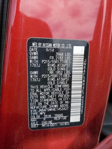 Photo 14 from auction – 2014 NISSAN JUKE S with VIN JN8AF5MR4ET453427