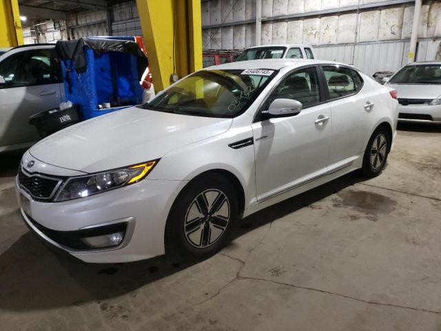KIA OPTIMA HYB 2013 with VIN KNAGM4AD4D5039885 - Photo from auction