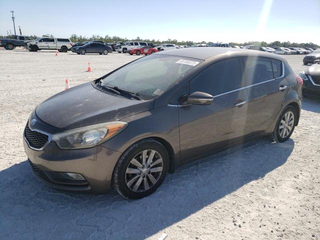 KIA FORTE EX 2014 with VIN KNAFX5A85E5168537 - Photo from auction