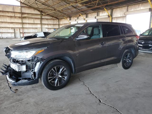 TOYOTA HIGHLANDER 2018 with VIN 5TDZZRFH0JS275347 - Photo from auction