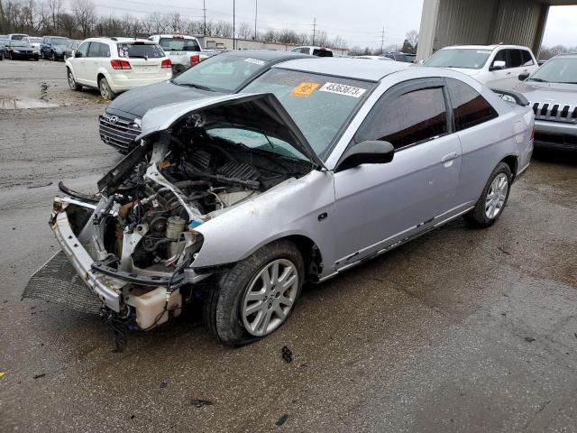 HONDA CIVIC LX 2002 with VIN 1HGEM22552L052810 - Photo from auction