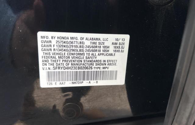 Фото 10 с аукциона – 2014 ACURA MDX с VIN 5FRYD4H23EB020626