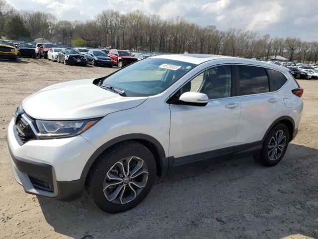 HONDA CR-V EX 2022 with VIN 7FARW1H50NE010004 - Photo from auction