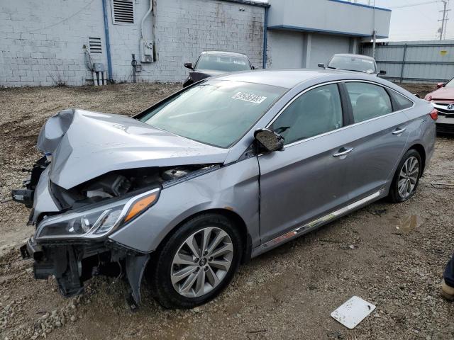 HYUNDAI SONATA SPO 2016 with VIN 5NPE34AF2GH341677 - Photo from auction