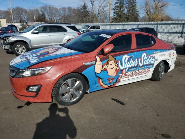 KIA OPTIMA HYB 2015 with VIN KNAGN4AD6F5088375 - Photo from auction