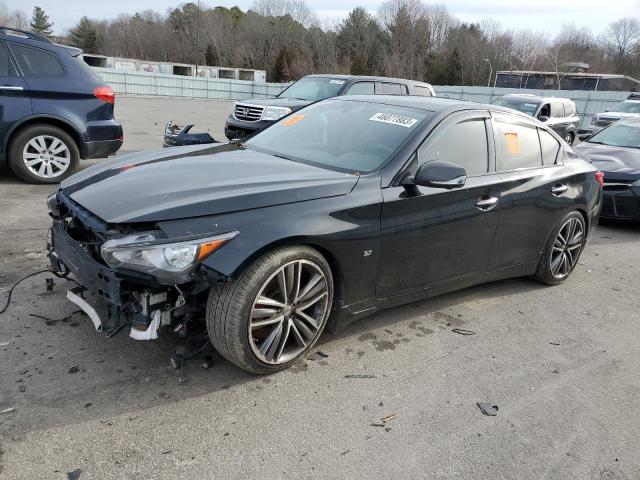 INFINITI Q50 BASE 2014 with VIN JN1BV7AR2EM702565 - Photo from auction
