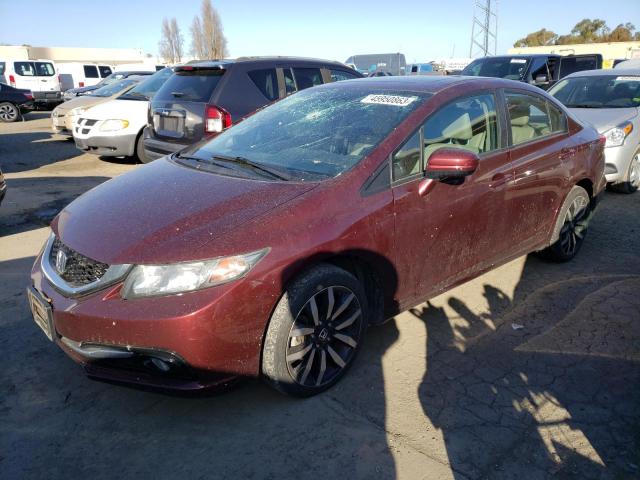 HONDA CIVIC EXL 2015 with VIN 19XFB2F91FE270800 - Photo from auction