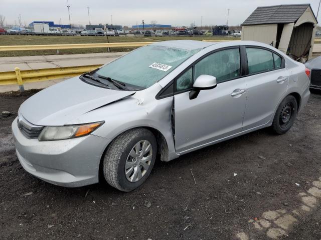 HONDA CIVIC LX 2012 with VIN 2HGFB2F51CH326698 - Photo from auction