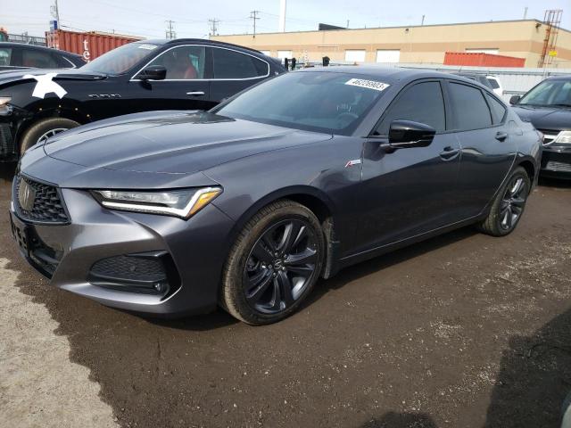 Photo 1 from auction – 2022 ACURA TLX TECH A with VIN 19UUB6F58NA800274