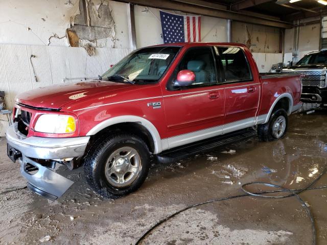 FORD F150 SUPER 2002 with VIN 1FTRW08L92KB39796 - Photo from auction