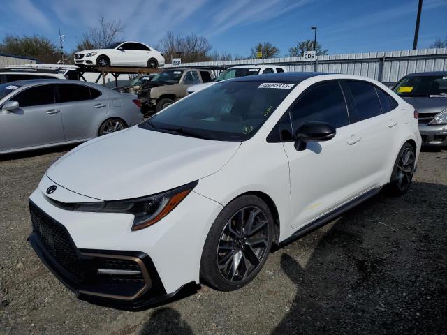 TOYOTA COROLLA SE 2021 with VIN 5YFM4MCE1MP088170 - Photo from auction