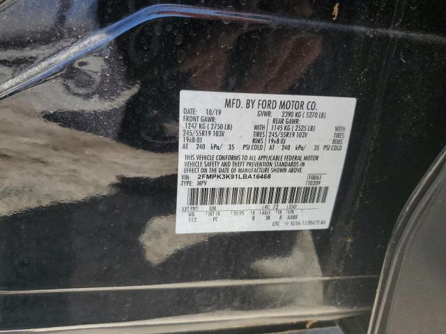 Photo 14 from auction – 2020 FORD EDGE TITAN with VIN 2FMPK3K91LBA16468
