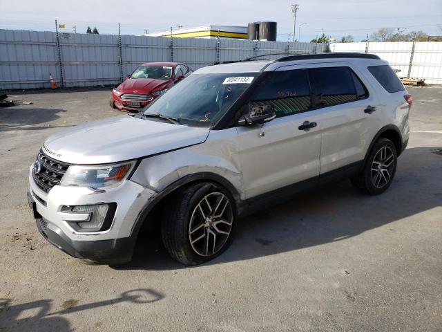 FORD EXPLORER S 2016 with VIN 1FM5K8GT4GGC72482 - Photo from auction