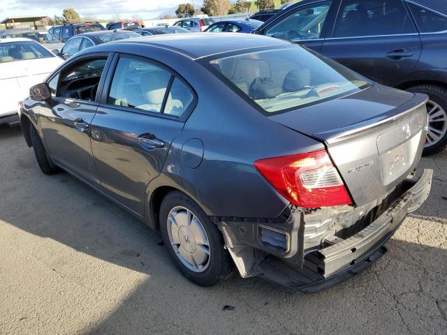 Photo 2 from auction – 2012 HONDA CIVIC HF with VIN 2HGFB2F62CH322118