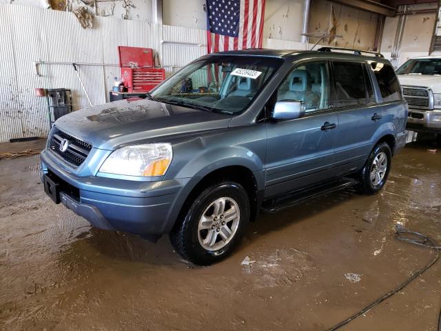 HONDA PILOT-V6 U 2005 with VIN 2HKYF18785H566801 - Photo from auction