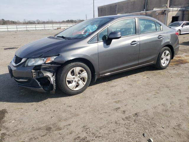 HONDA CIVIC LX 2013 with VIN 2HGFB2F50DH583045 - Photo from auction