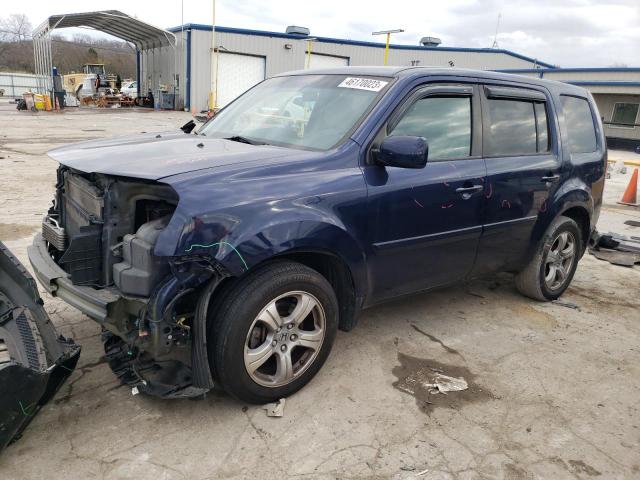 HONDA PILOT EX 2013 with VIN 5FNYF4H41DB048999 - Photo from auction