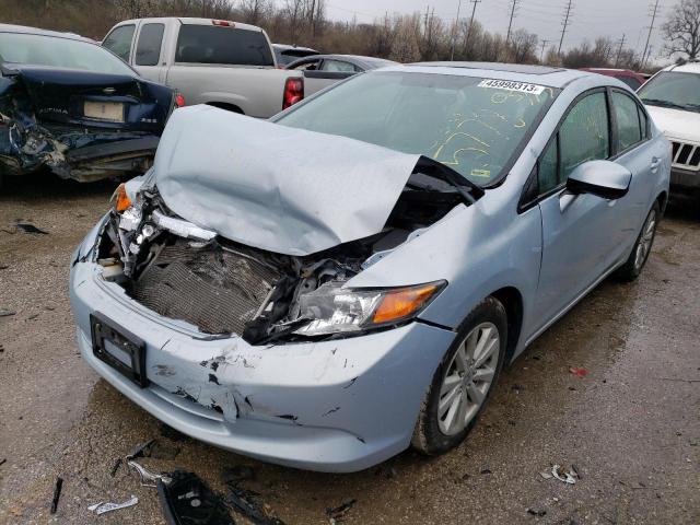 HONDA CIVIC EXL 2012 with VIN 2HGFB2F93CH505778 - Photo from auction