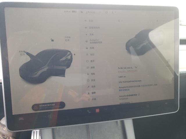 Фото 9 с аукциона – 2022 TESLA MODEL Y с VIN 7SAYGDEF4NF493485