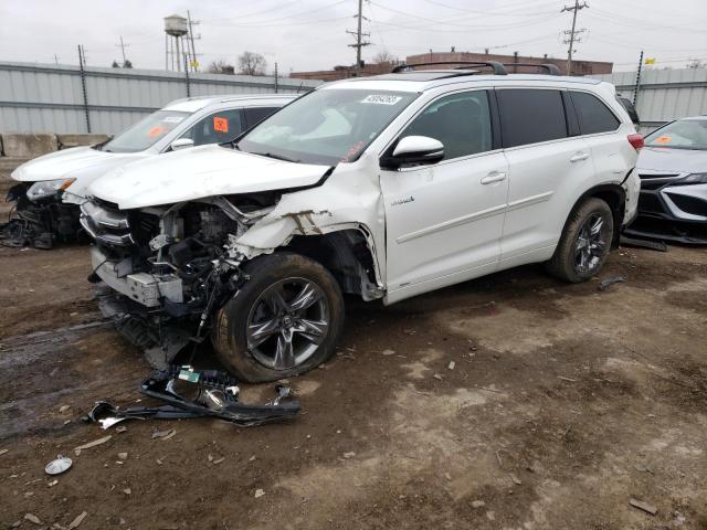 TOYOTA HIGHLANDER 2018 with VIN 5TDDGRFH0JS045887 - Photo from auction