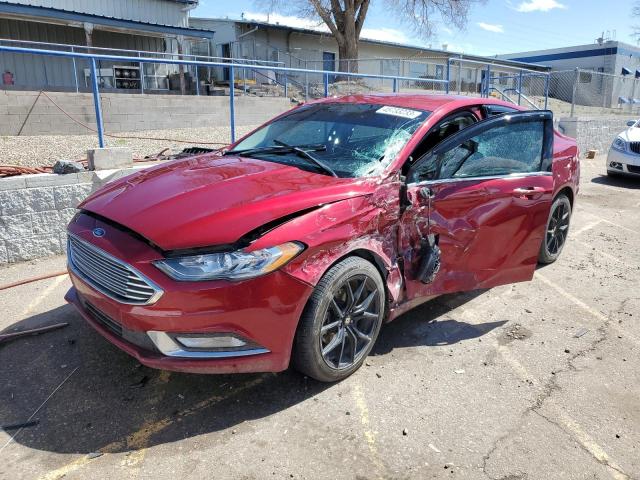 FORD FUSION SE 2017 with VIN 3FA6P0H72HR416480 - Photo from auction