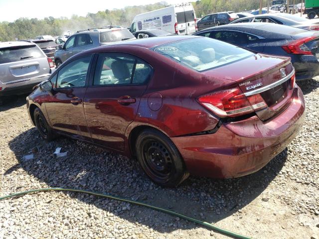 Photo 2 from auction – 2015 HONDA CIVIC LX with VIN 19XFB2F58FE122026