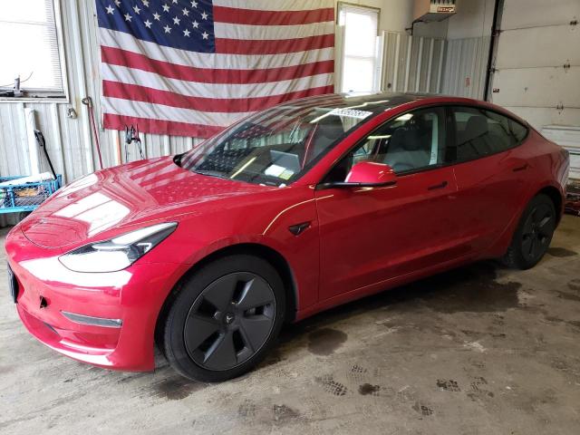 TESLA MODEL 3 2022 with VIN 5YJ3E1EB9NF185480 - Photo from auction