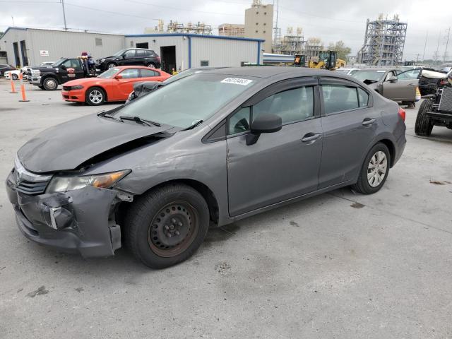 HONDA CIVIC LX 2012 with VIN 2HGFB2F50CH574859 - Photo from auction