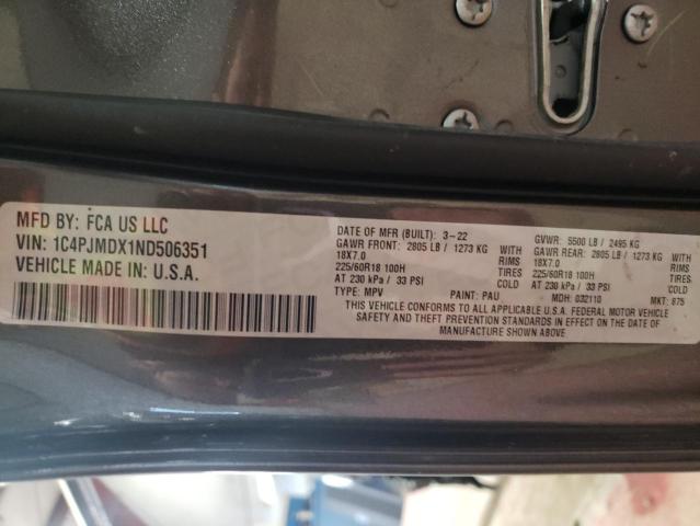 Photo 14 from auction – 2022 JEEP CHEROKEE L with VIN 1C4PJMDX1ND506351