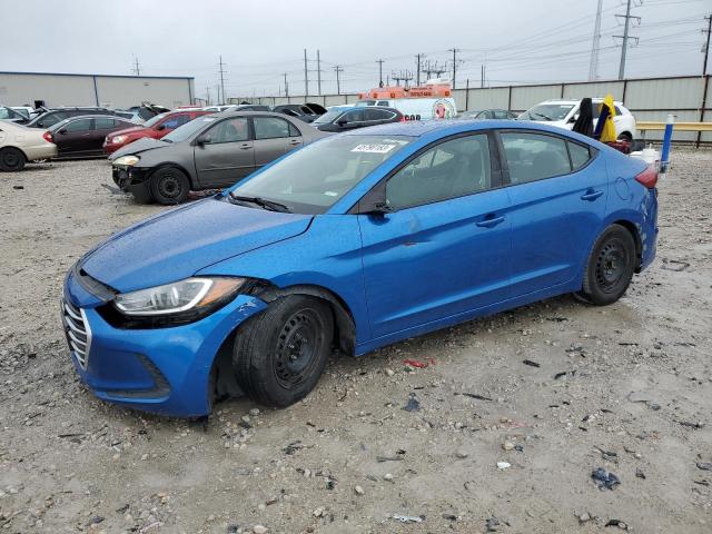 HYUNDAI ELANTRA SE 2017 with VIN 5NPD74LF3HH176589 - Photo from auction